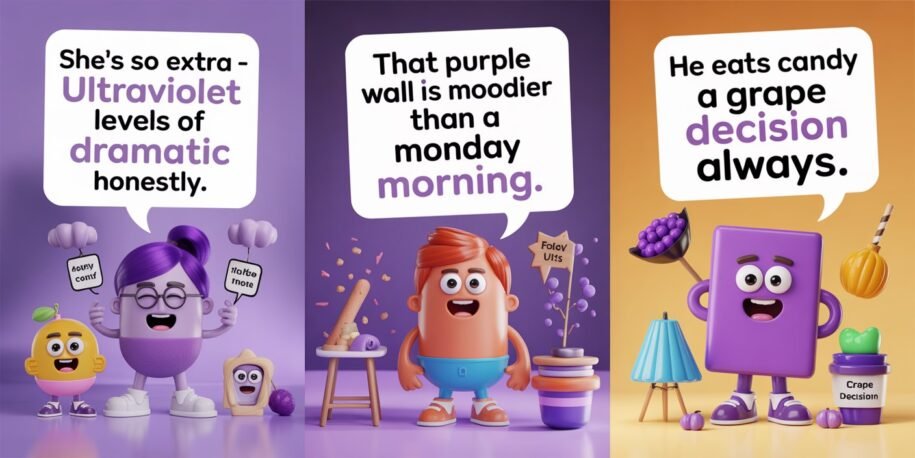 310+ Seriously Funny Purple Puns That Will Instantly Boost Your Mood