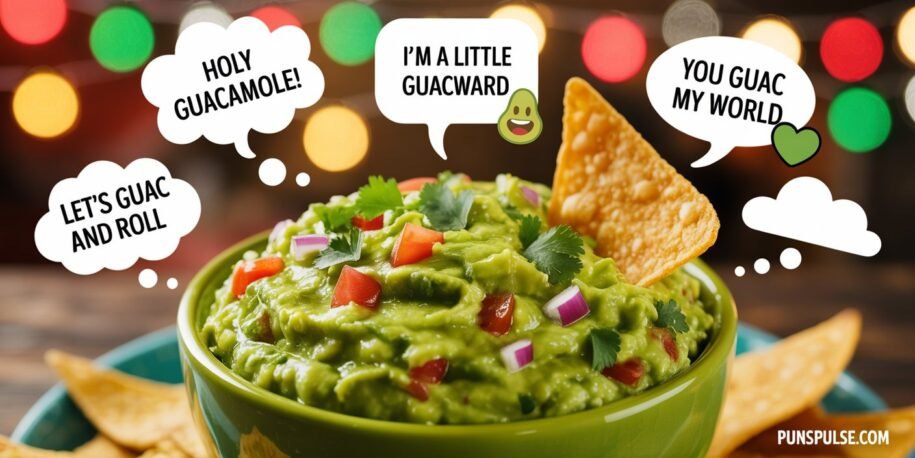 470+ Hilarious Guacamole Puns: Funny, Cute & Clever Wordplay for Avocado Lovers