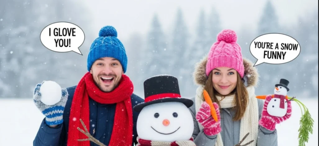 a feature image showing Winter Puns
