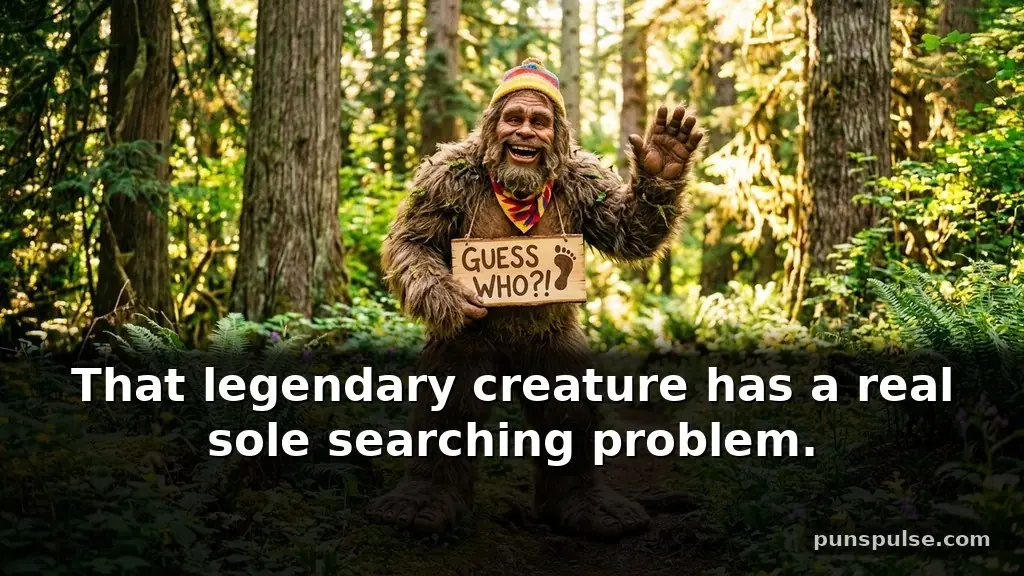 Funny bigfoot jokes based on anatomy
