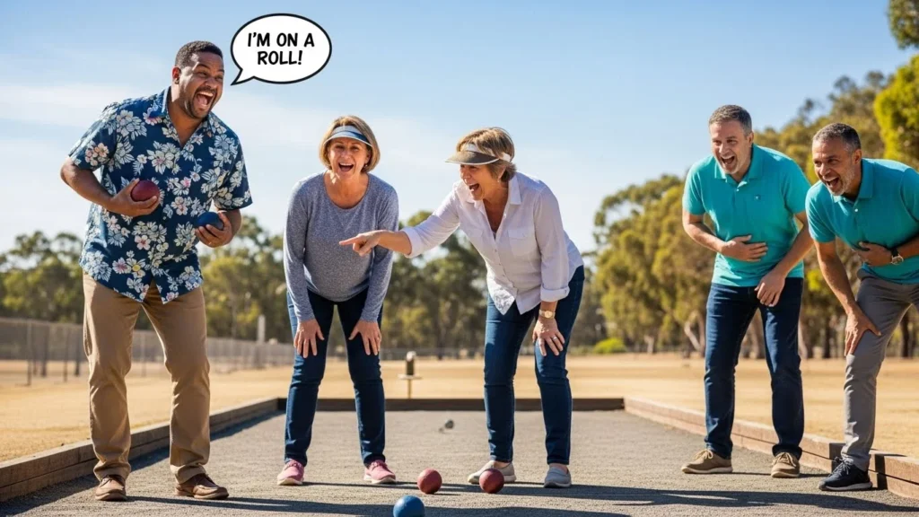 a feature image showing content related to Bocce Puns