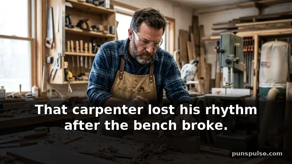 Funny carpentry puns about music and sound quality