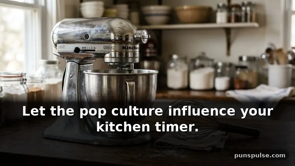 Clever culinary puns about specific kitchen sounds