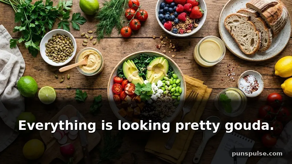 Short culinary puns for Instagram captions