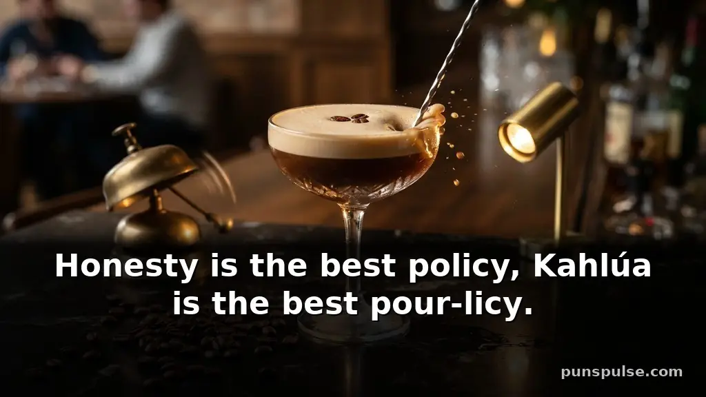 Espresso martini puns that twist common idioms