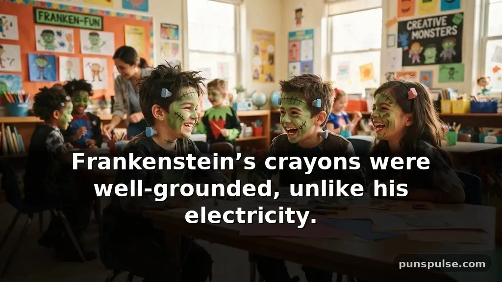 Funny frankenstein jokes for kids at school