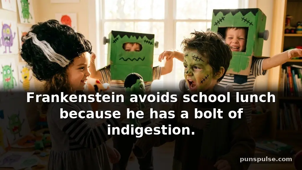 Funny Frankenstein jokes for kids who love monsters