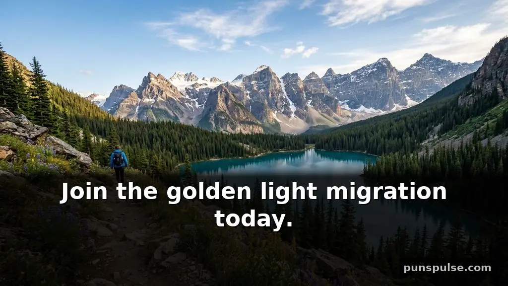 Short golden hour puns using animal and nature behaviors