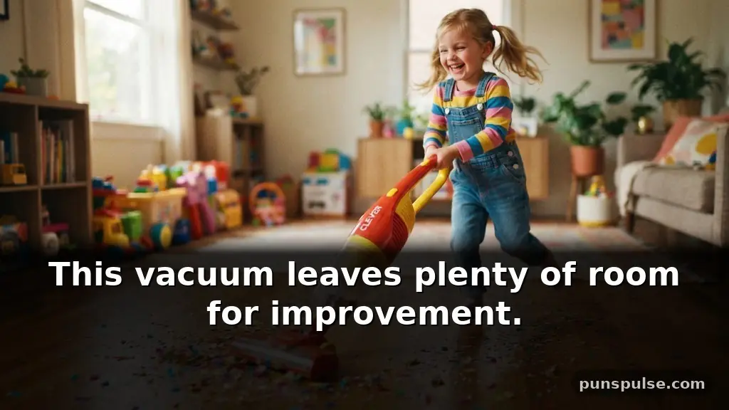 Clever hoover puns about suction and cleaning science