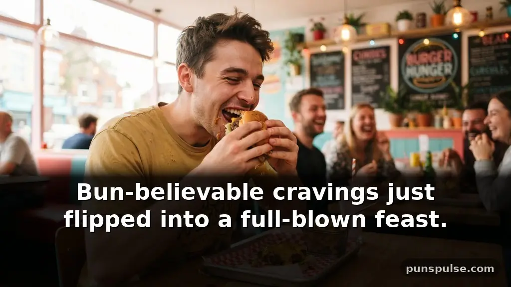 Burger Hunger Puns for a Big Appetite
