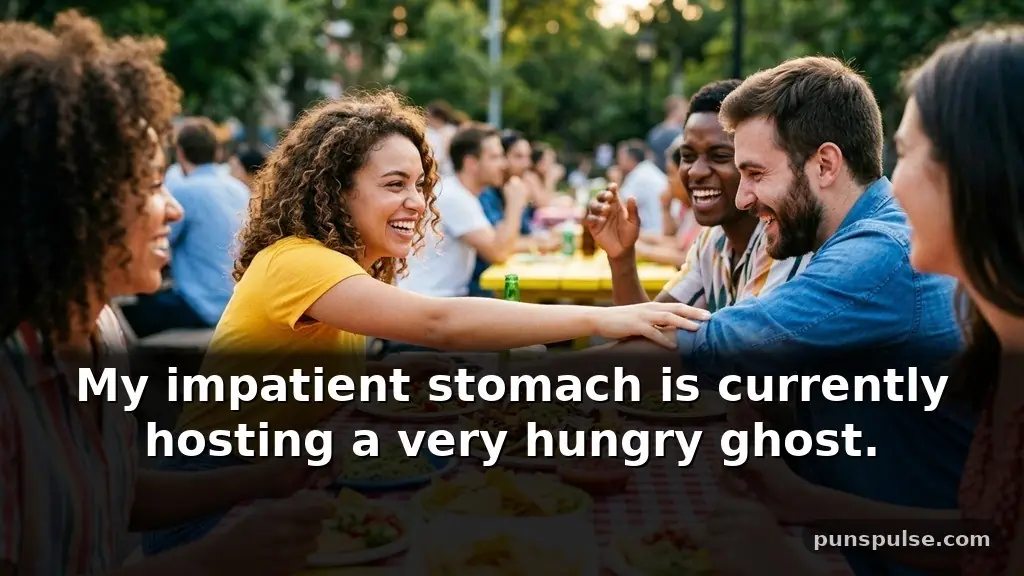 Hunger Puns Based on Common Social Behaviors