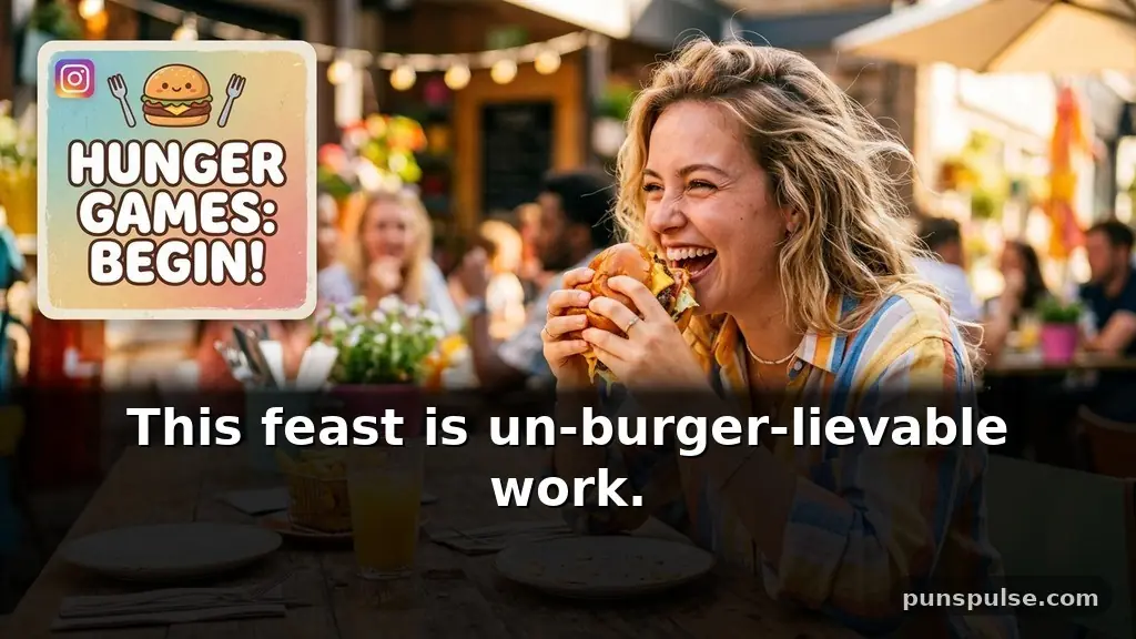 Short Hunger Puns One Liners for Instagram Captions