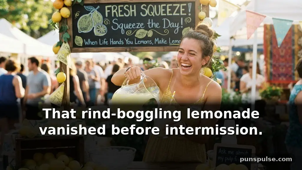 Funny Lemonade Puns Using Citrus Wordplay