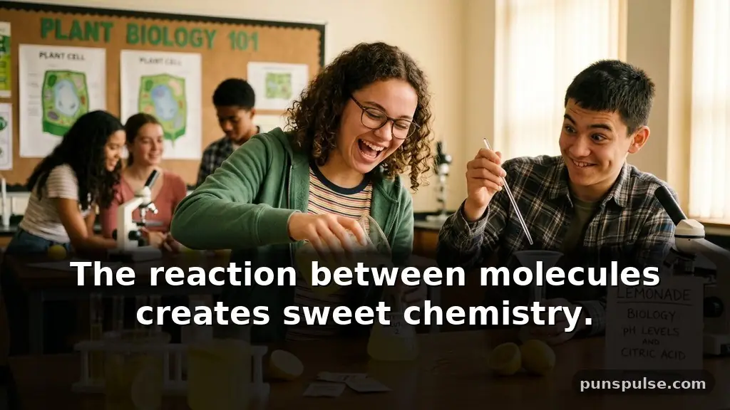 Scientific lemonade puns for biology class