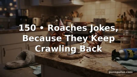 150 • Roaches Jokes, Because They Keep Crawling Back