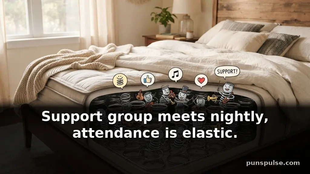 Best Mattress Bedding Puns About Springs and Support