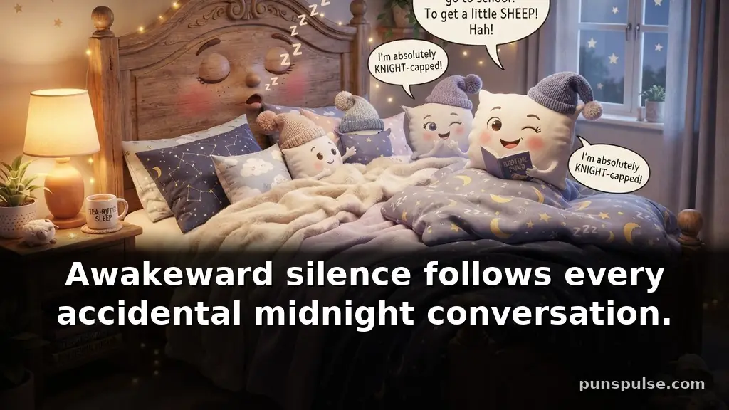 Funny Bedding Puns About Sleep and Snoozing