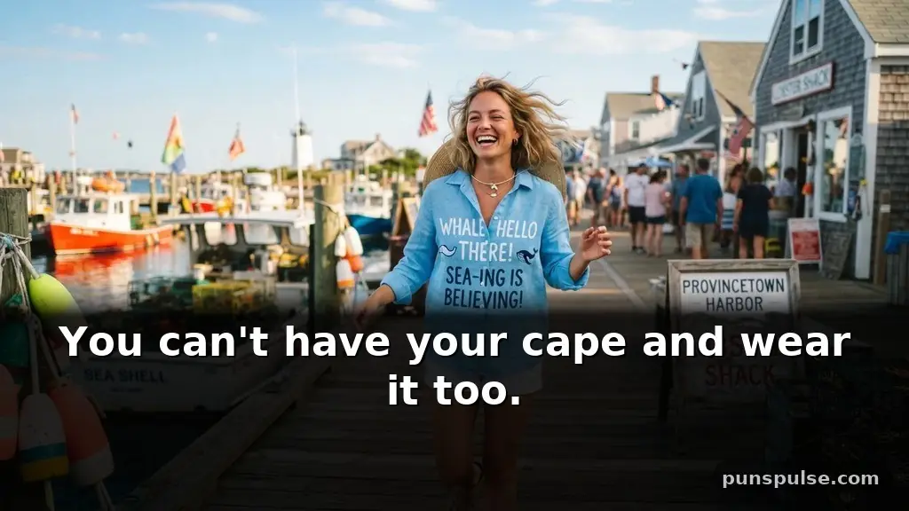 Funny Cape Cod puns that remix classic idioms