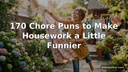 170 Chore Puns to Make Housework a Little Funnier