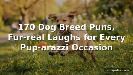 170 Dog Breed Puns, Fur-real Laughs for Every Pup-arazzi Occasion