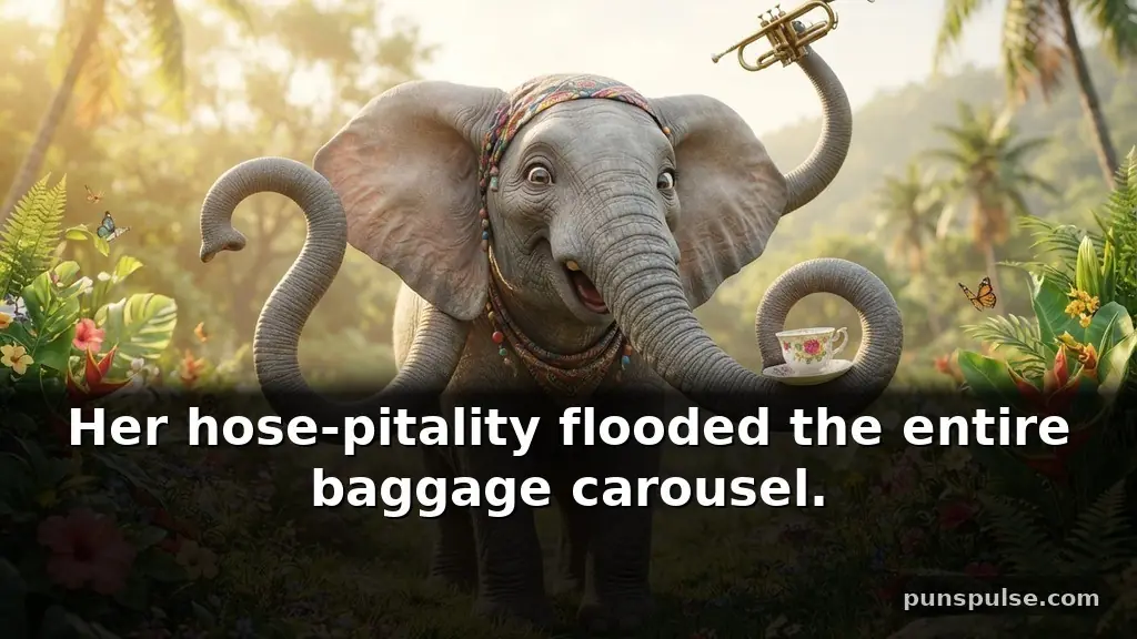 Funny Elephant Puns Built Around Trunks
