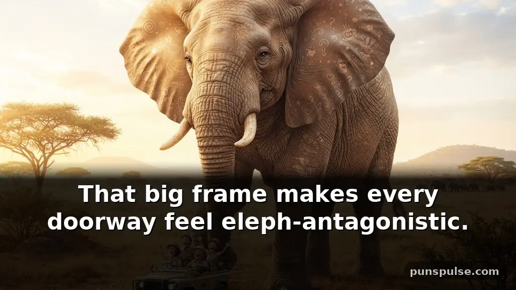 Mammoth Elephant Puns About Size